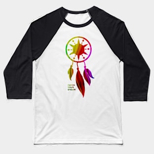 Dream Catcher Rainbow Dirty Baseball T-Shirt